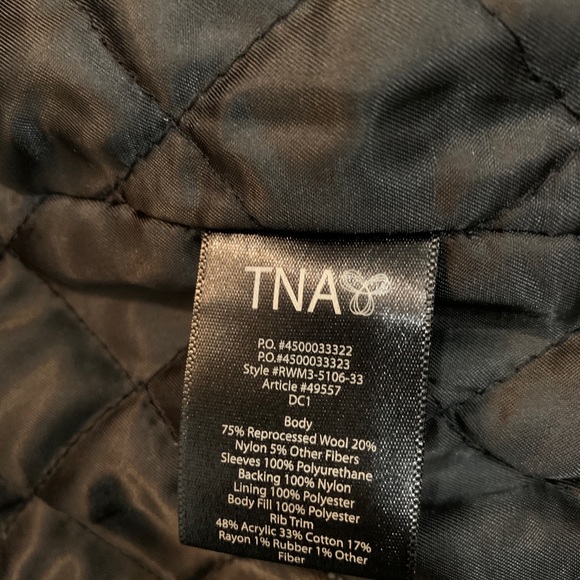 TNA Purcell Wool Bomber Jacket ✨ - Picture 3 of 5